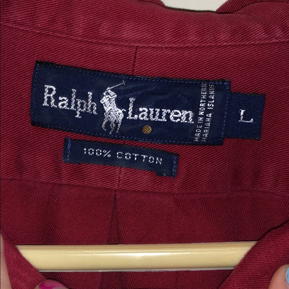 Authentic Vintage Polo Button Down - image 3